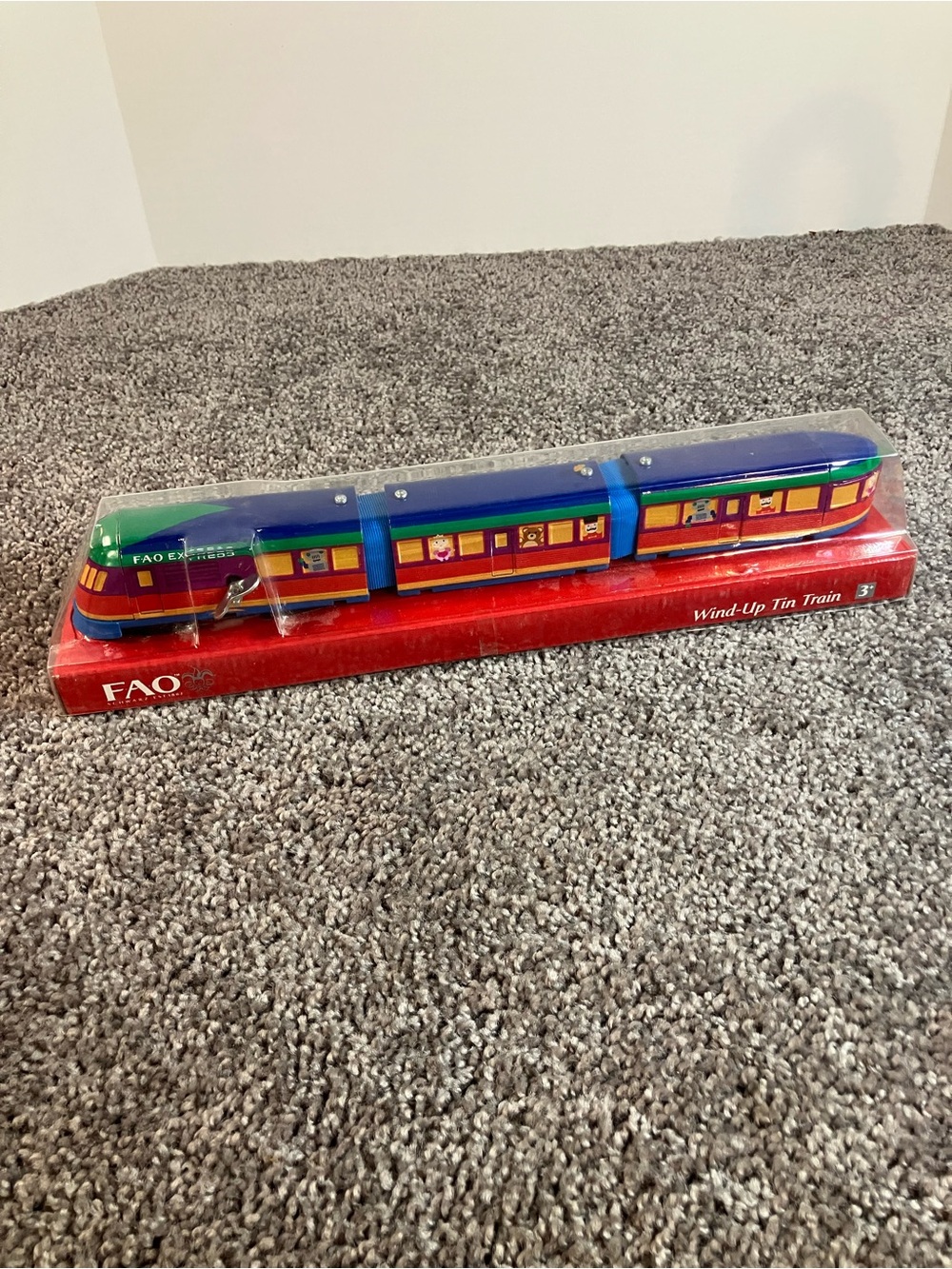 Schylling FAO Schwarz Express Streamliner Wind-Up Tin Train